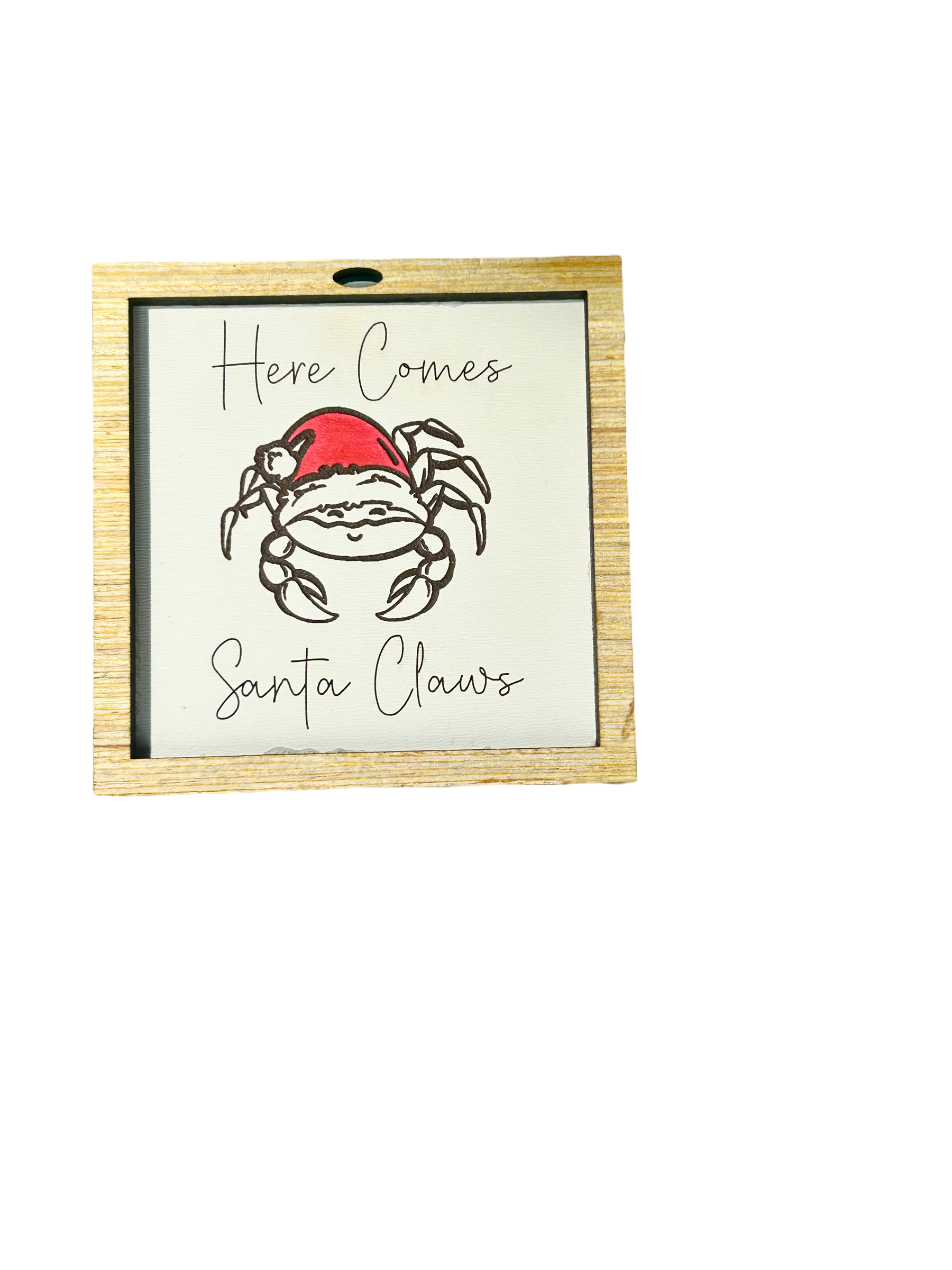Wackadoodles - Wholesale Ornament - Santa Crab Ornament | Christmas 20252