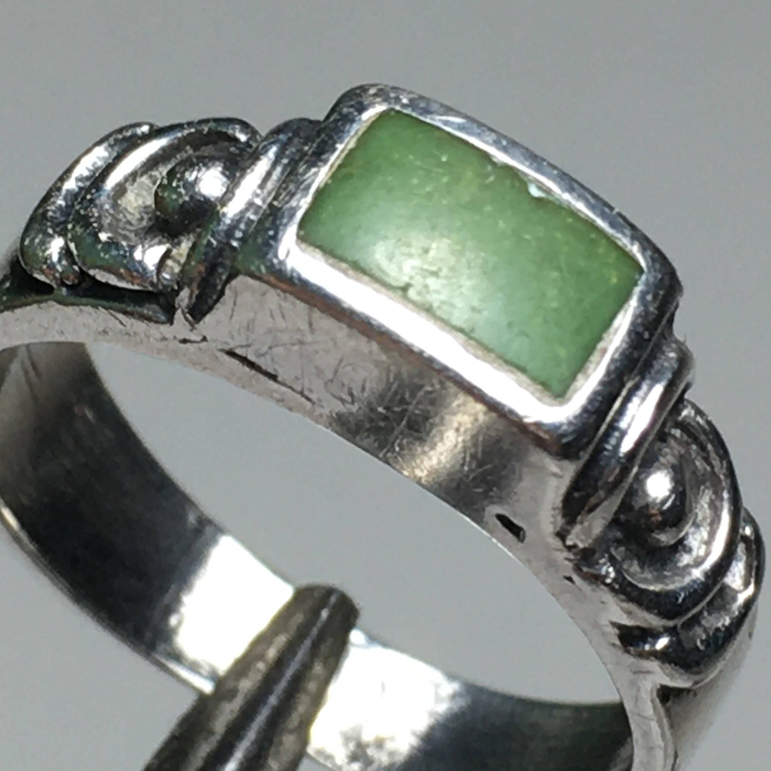 Wildheart Crystals - Wholesale Cocktail/Statement Ring - Jade 925 Sterling Silver Ring (Size 4-1/2)2