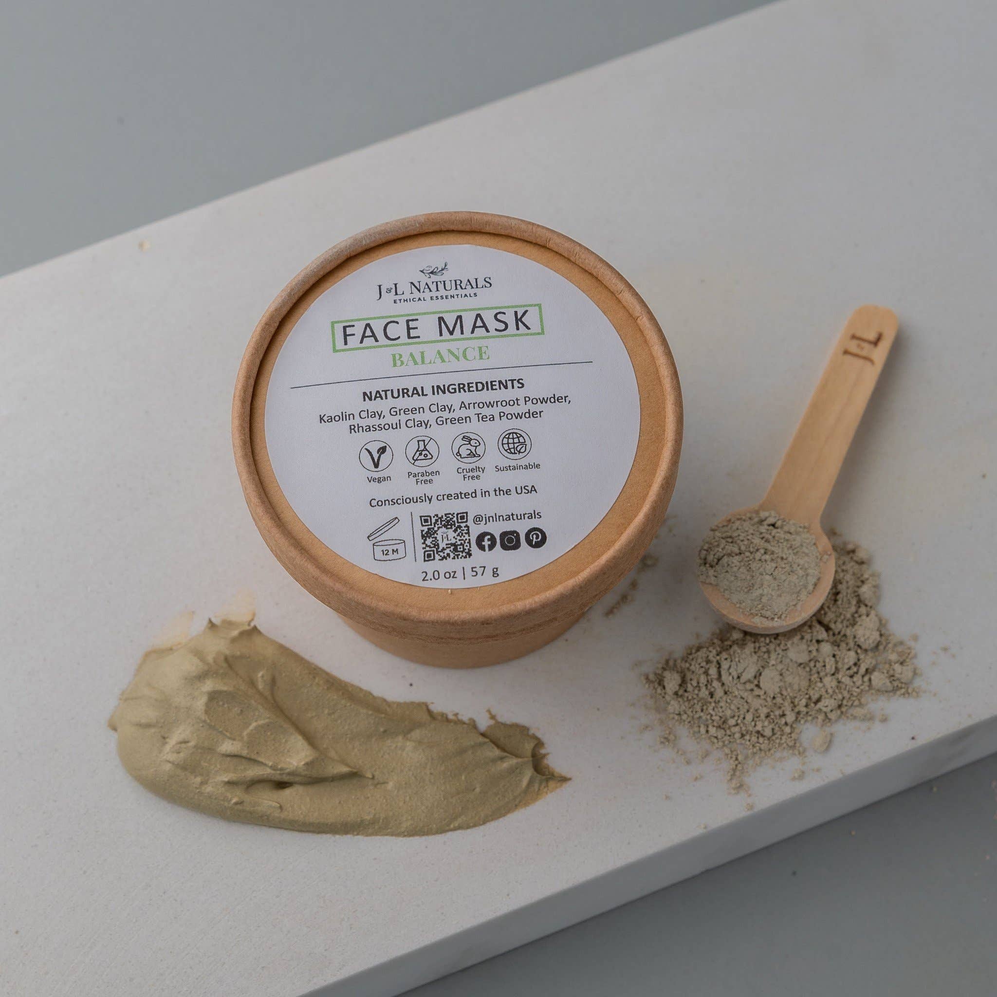 J&L Naturals - Wholesale Skincare Face Mask - Nourishing Skincare Face Mask0