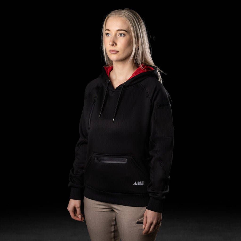 BAD WORKWEAR - Wholesale Hoodie - Women's - BAD WOMENS WATERPROOF RAIN-DEFEND™ HI-VIS FLEECE HOODIE17