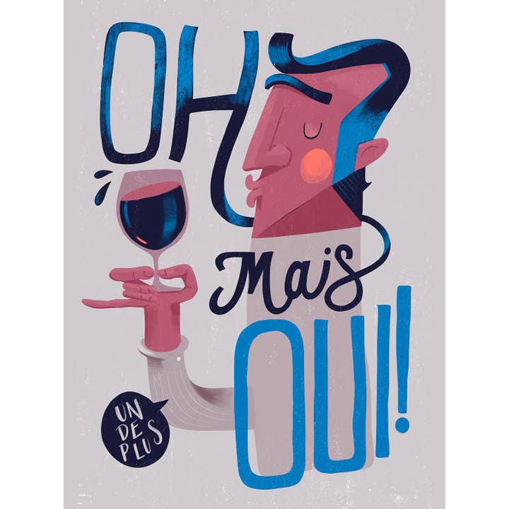 BLUE SHAKER - Wholesale Art Print - Mark Harrison - Oh Mais Oui !