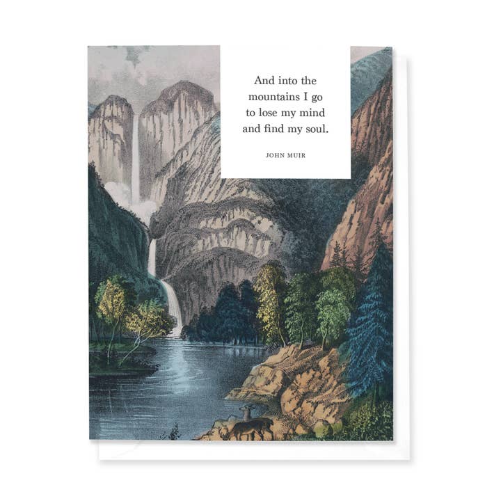 Hitchcock Paper Co. - Wholesale Everyday Greeting Card - Into The Mountains