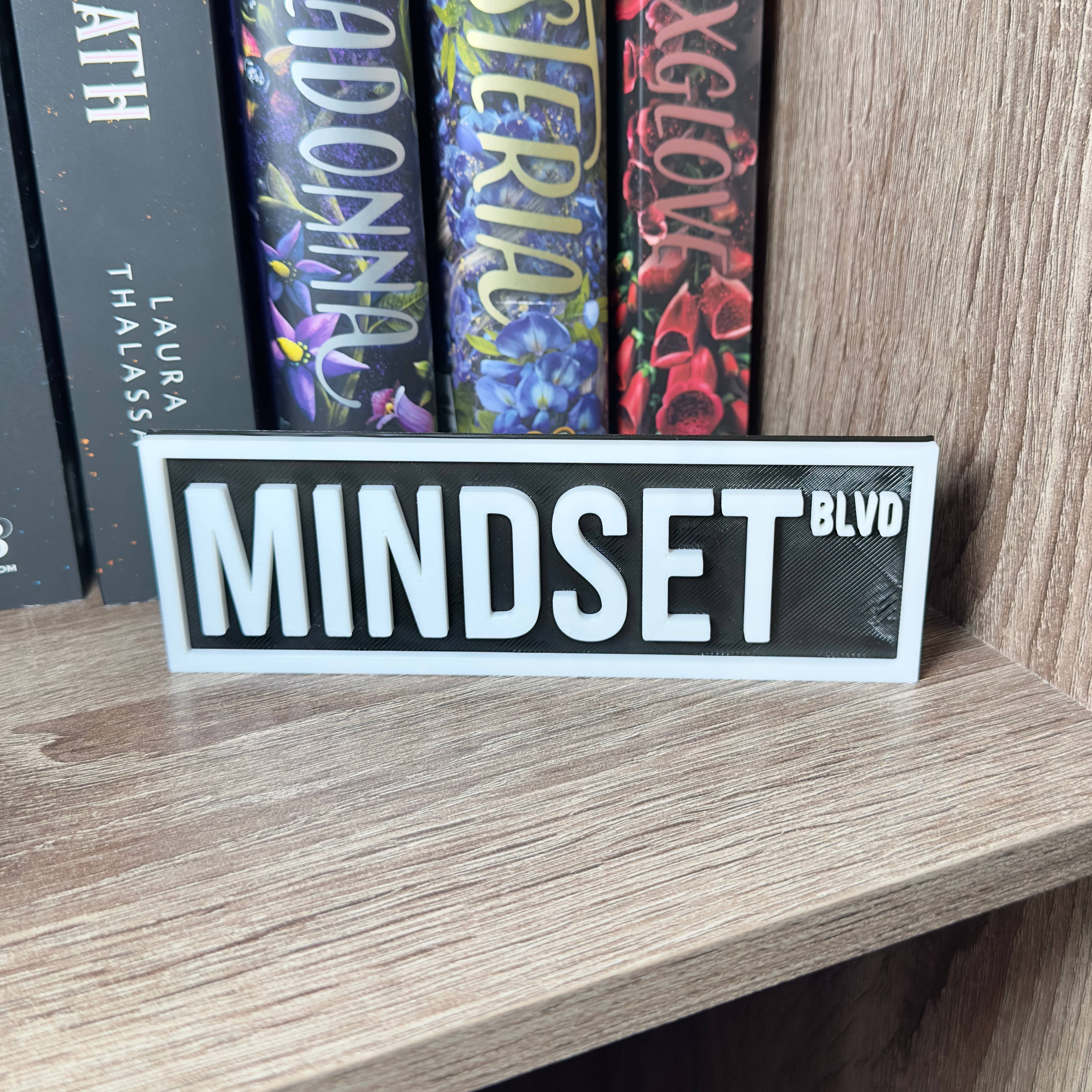 The Crafted Nook - Vente Pancarte - Panneau de signalisation d'état d'esprit | Décoration d'étagère5