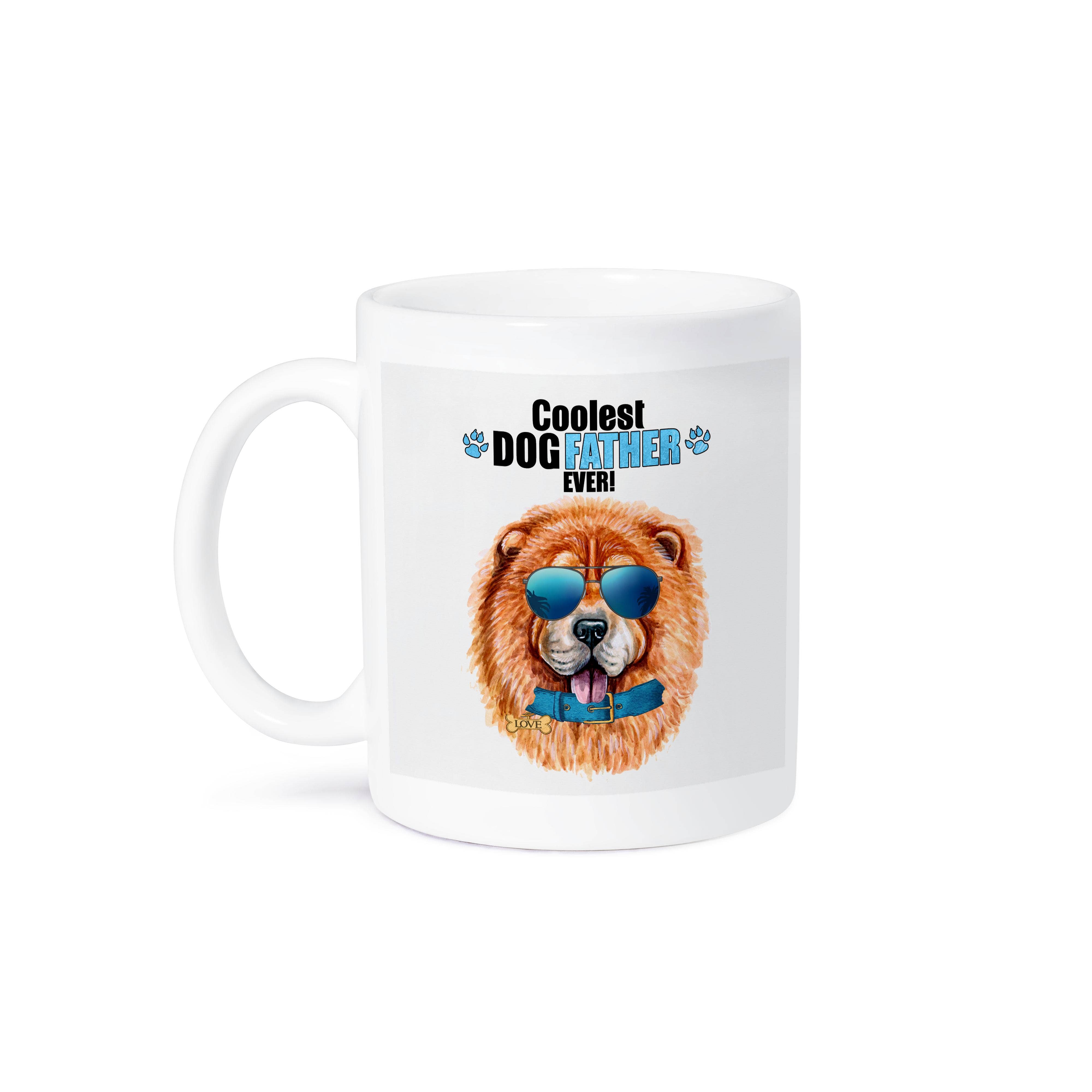 3dRose - Wholesale Coffee Mug - 3dRose, Chow Chow Dog in Cool Sunglasses for the DOGfather on Fathers Day, Mug8