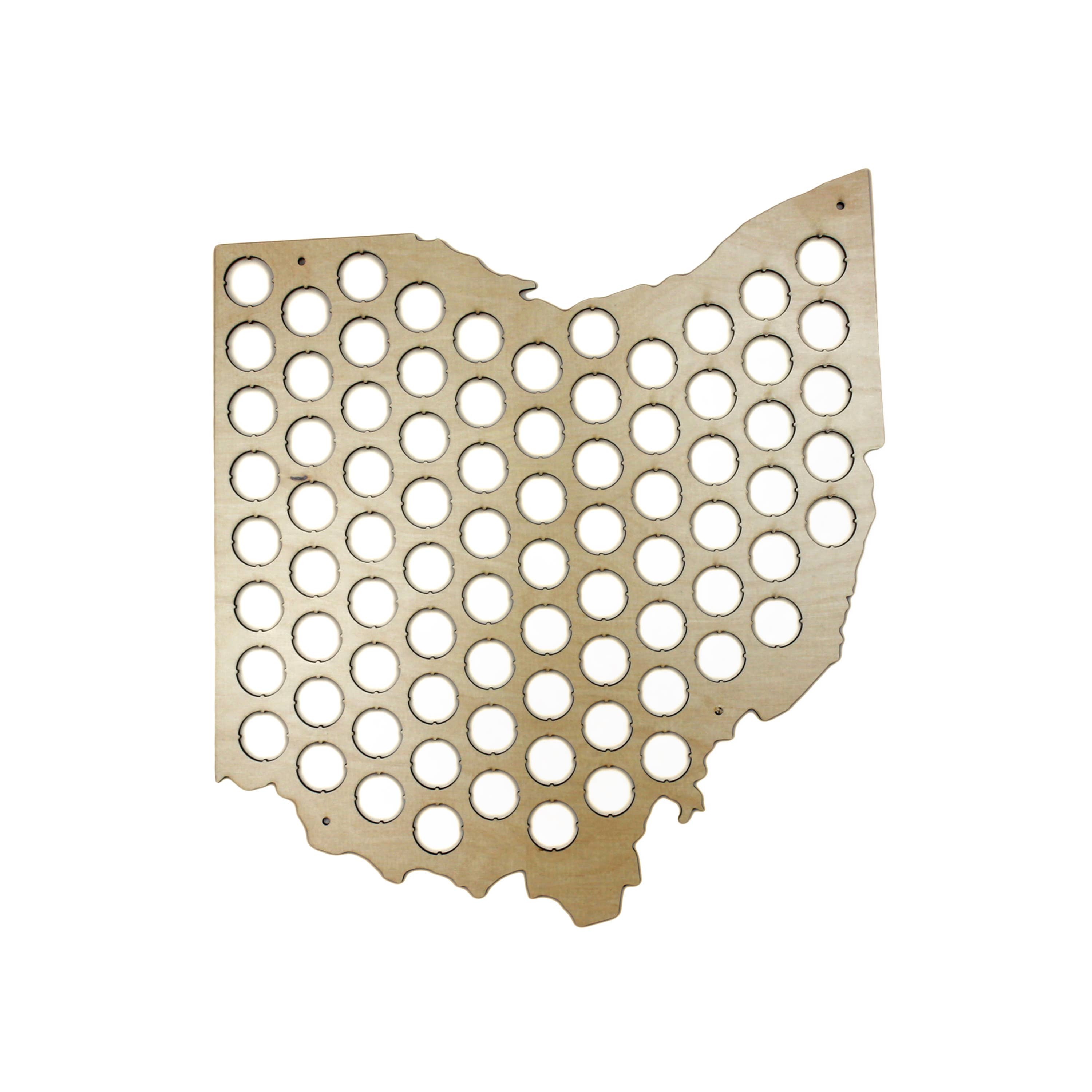 Torched Products – Engroshandel 3D-vægkunst – Mænds gave tilstand øl cap kort - Beer Cap Collector/Display34