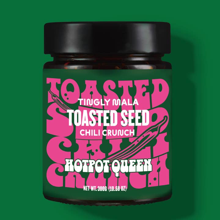 Crunch pimenté aux graines toastées — extra croustillant et umami — 10,58 oz pour la vente par Hotpot Queen