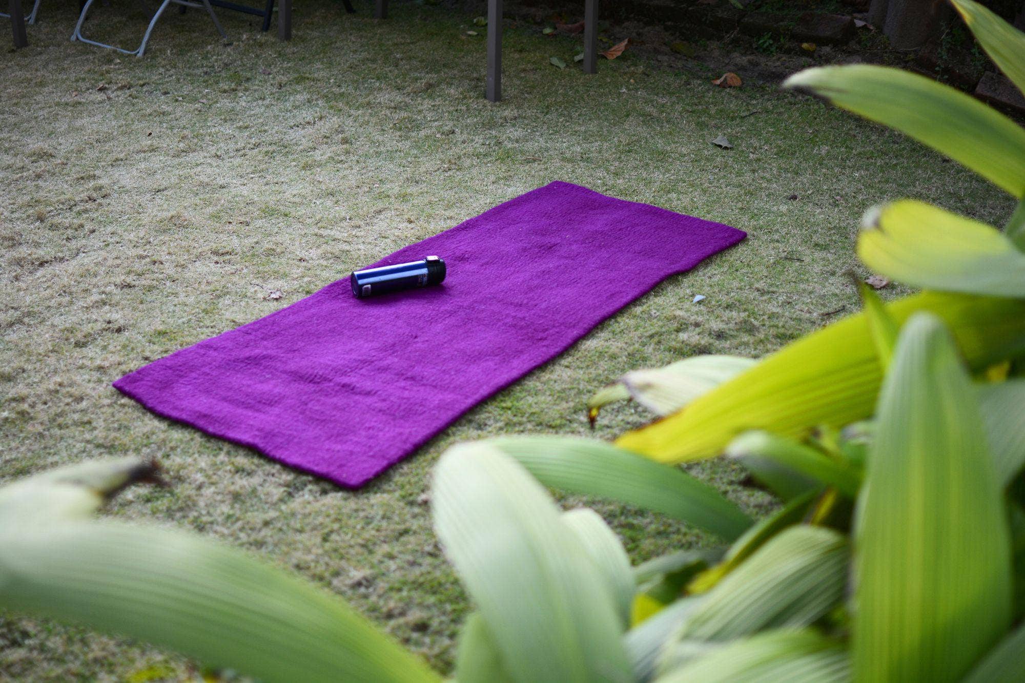 Woollyfelt - Wholesale Yoga Mat - Handmade Foldable Wool Yoga Mat - Travel Friendly4