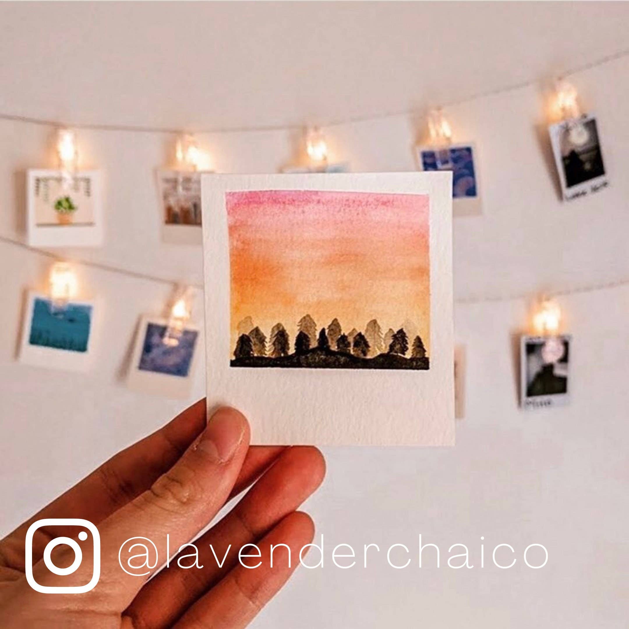 Lavender Chai Co. - Vendita all'ingrosso Kit per lavoretti fai da te - Mini kit di pittura - Sunset8