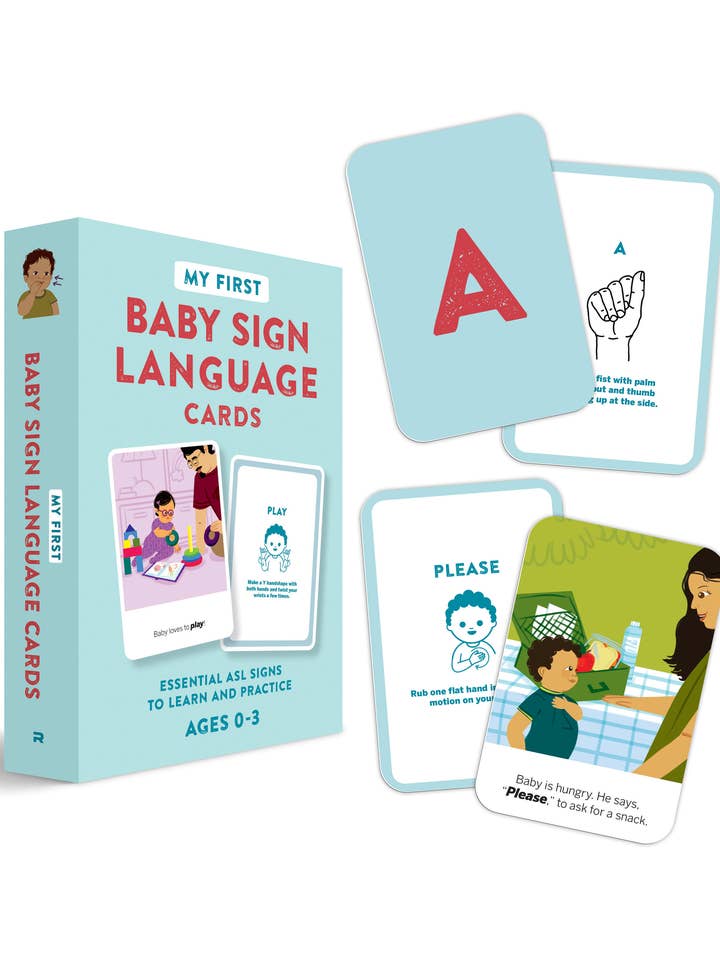 My First Baby Sign Language Flash Cards for wholesale by Sourcebooks
