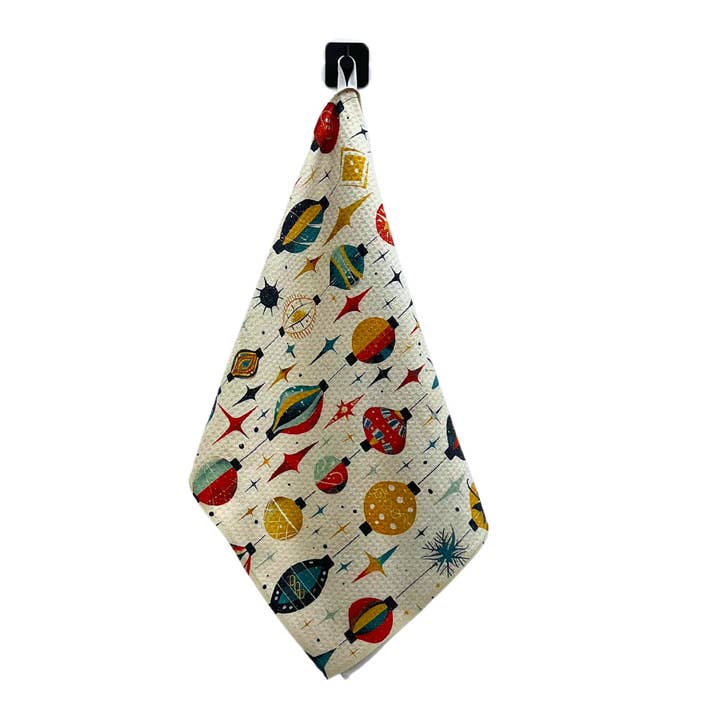 Driftless Studios - Wholesale Tea Towel - Holiday Ornaments - Christmas Decor Waffle Tea Towels2