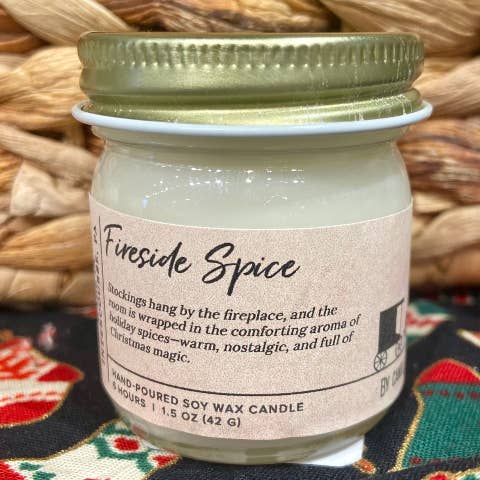 Fireside Spice 1,5 oz stearinlys for engroshandel hos By Candle Light