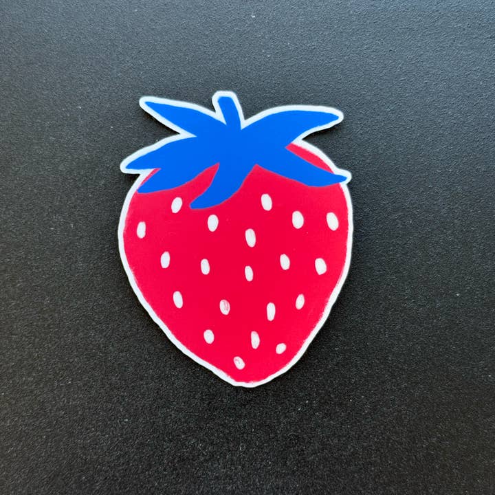 Clem & Co. - Wholesale Sticker - Strawberry Sticker1