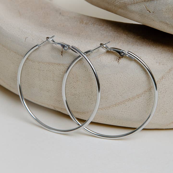 Argent LA-YOU Hoops Medium - Argent en vente sur Faire0