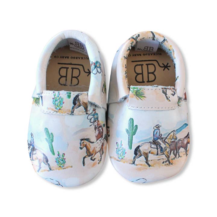 Buckaroo Baby Co. - Wholesale Moccasins - Kids - Amarillo Fringeless Moccasins3