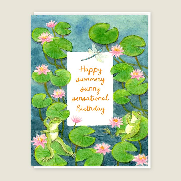 Sommerfødselsdagskort for engroshandel hos Elsabelle Paper Co.
