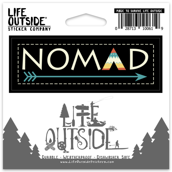 Life Outside Sticker Company - Wholesale Sticker - Nomad Sticker1