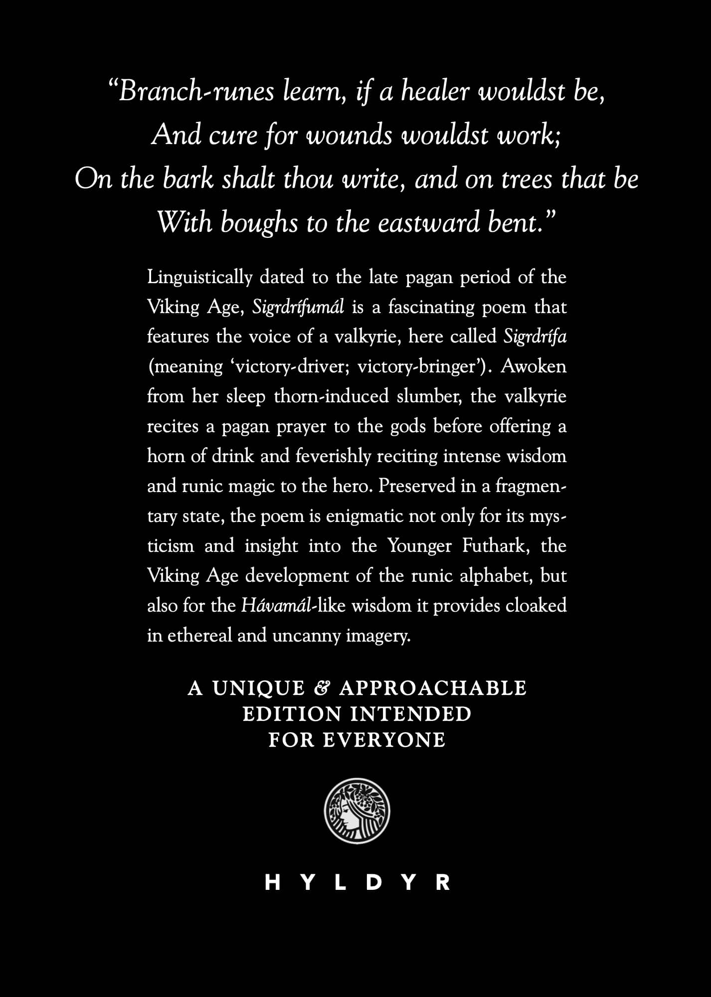 Hyldyr - Wholesale Book - Adult - The Comparative Sigrdrífumál7