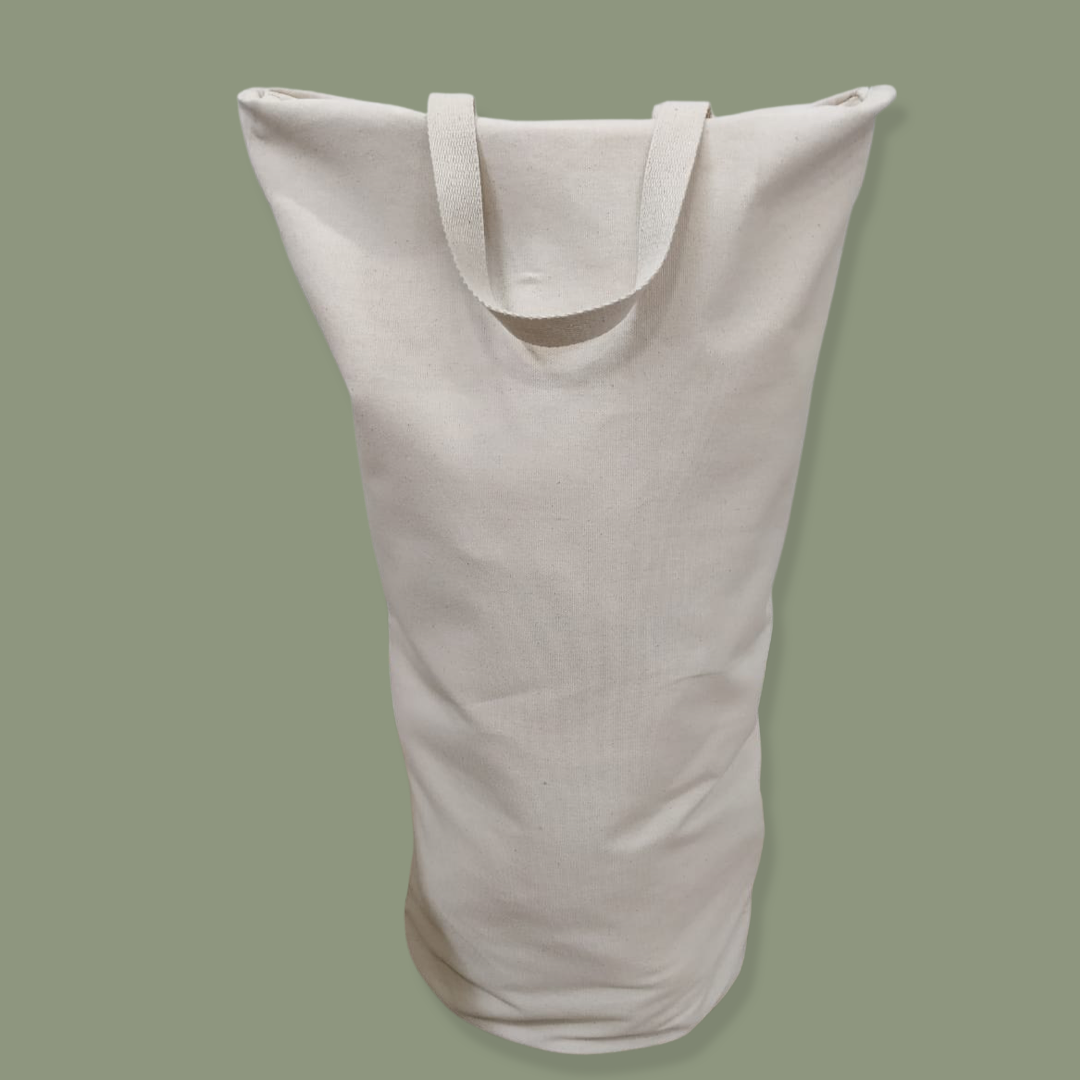 Modern Burlap - Wholesale Laundry Bag - Cotton Canvas Laundry Bag With Shoulder Strap - Alphabet24