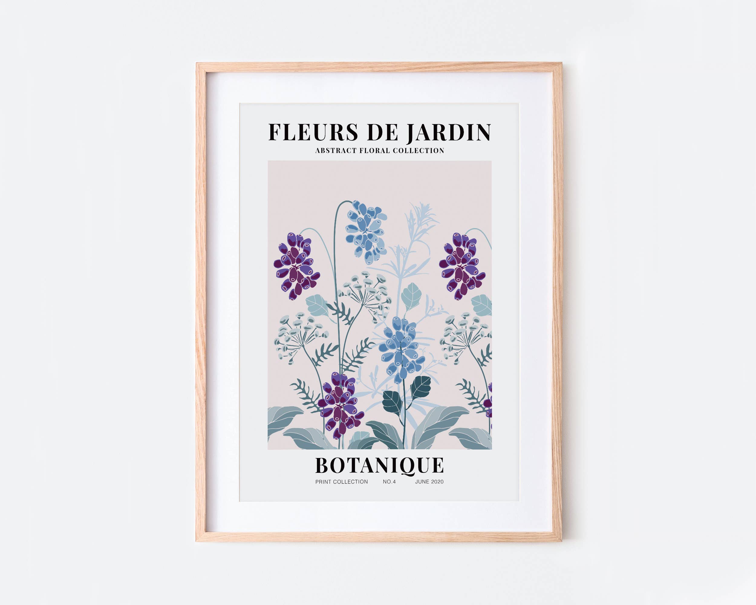Sugar & Canvas - Wholesale Kunstprint - Bloemenmarkt Fleurs De Jardin Botanische kunstdruk FM533