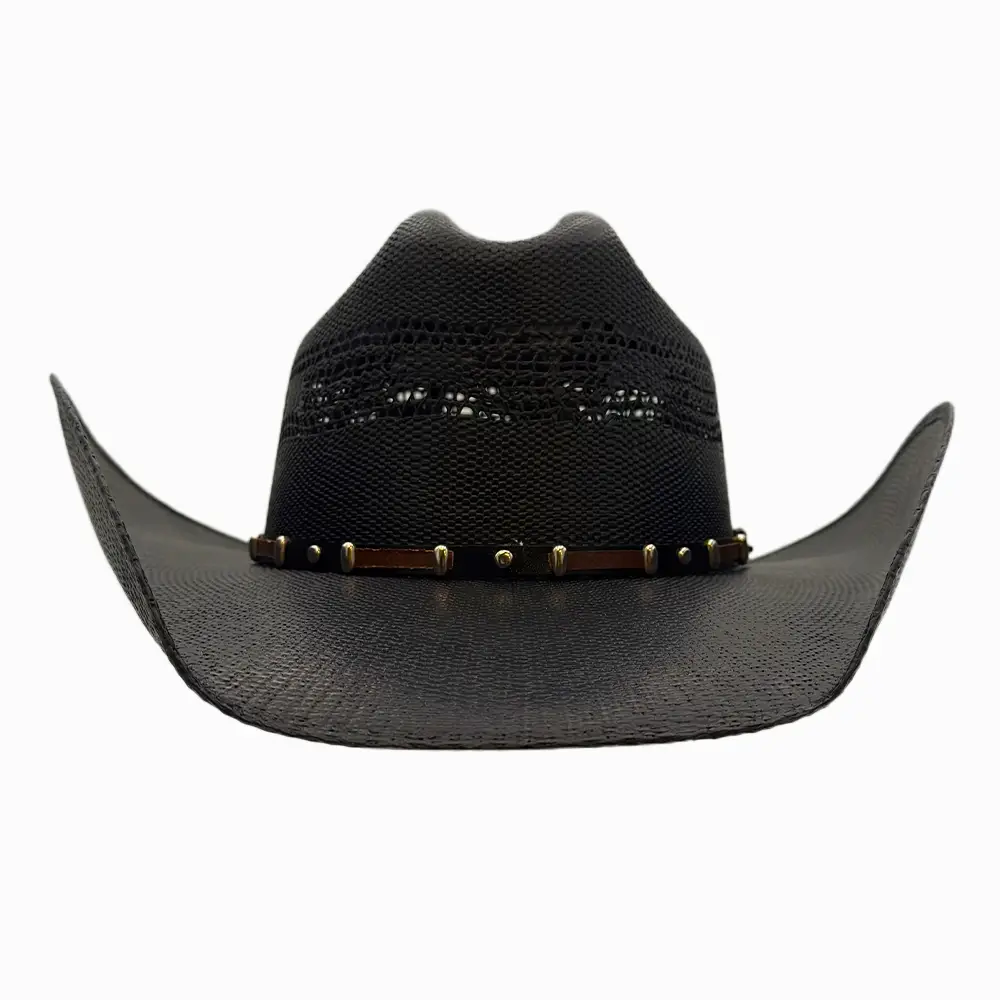 American Hat Makers – Engroshandel Cowboyhat - Unisex – Bangora stråhat i westernstil - Montana-model6