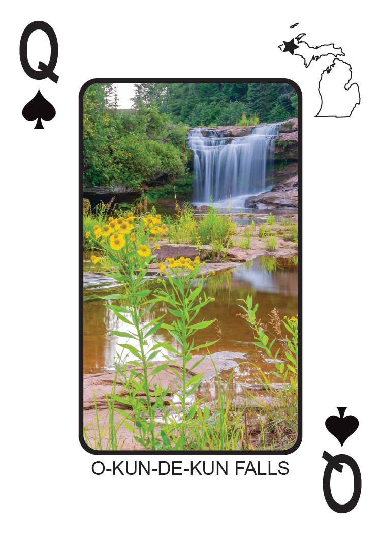 Phil Stagg Photography - Wholesale Playing Cards - WATERFALLS OF MICHIGAN - Playing Cards - Euchre Friendly13