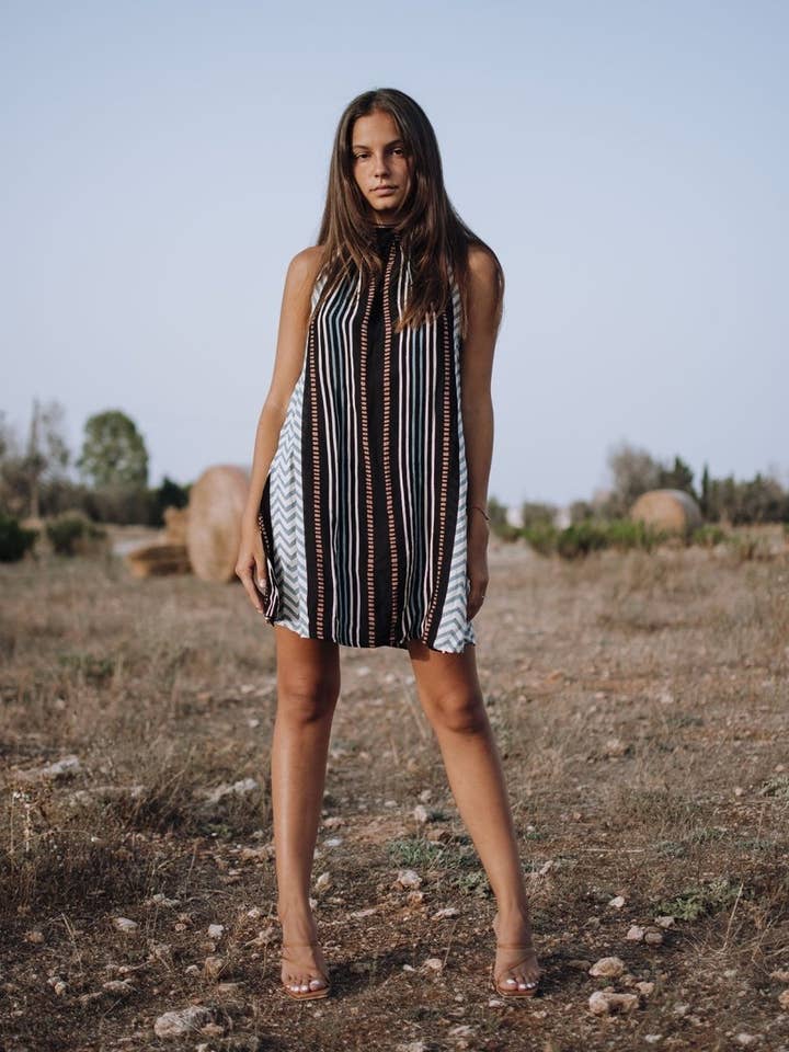 Bijondo - Venta al por mayor Vestido - Mujer - Vestido corto de rayón Mariana13