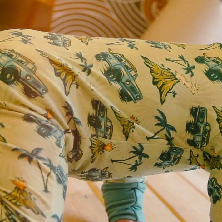 The Little Surfer Dude - Wholesale Sleepsuit - Baby - Adventure Cruiser Zip Romper1