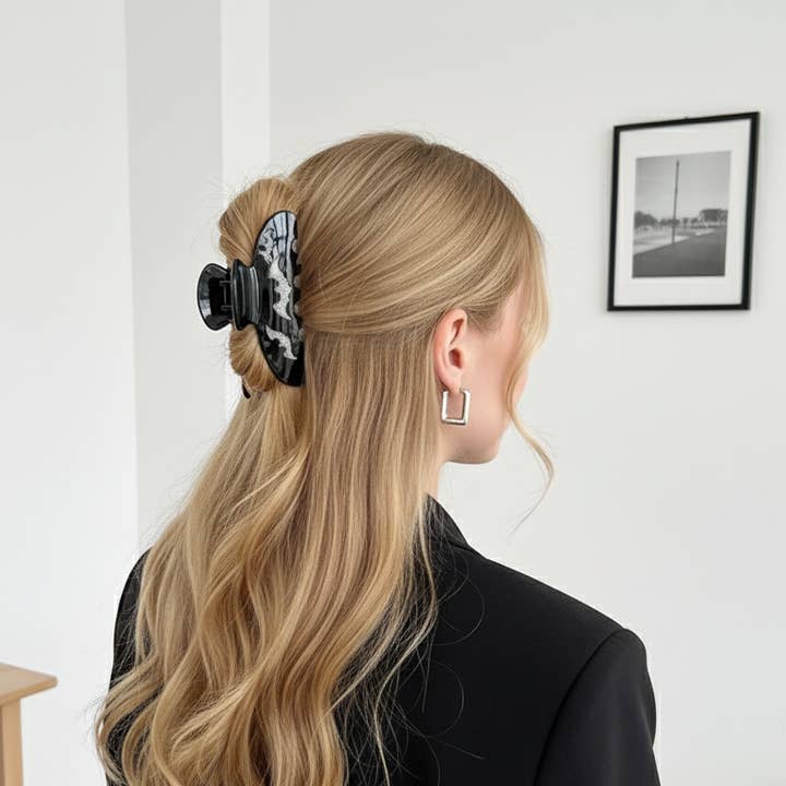 Otterware - Wholesale Hair Clip - Women's - Gothic Bat Hair Claw Clip | Large Halloween Updo Shark Clip4