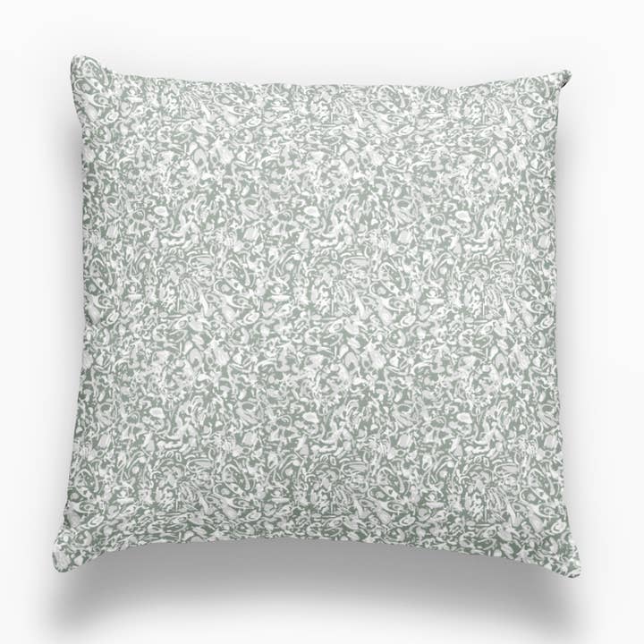 Estuary Pillow in Artichoke for wholesale by Emily Daws