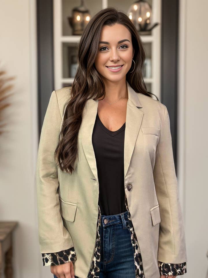 Jungle Business - Blazer for wholesale by Boutique Simplifed