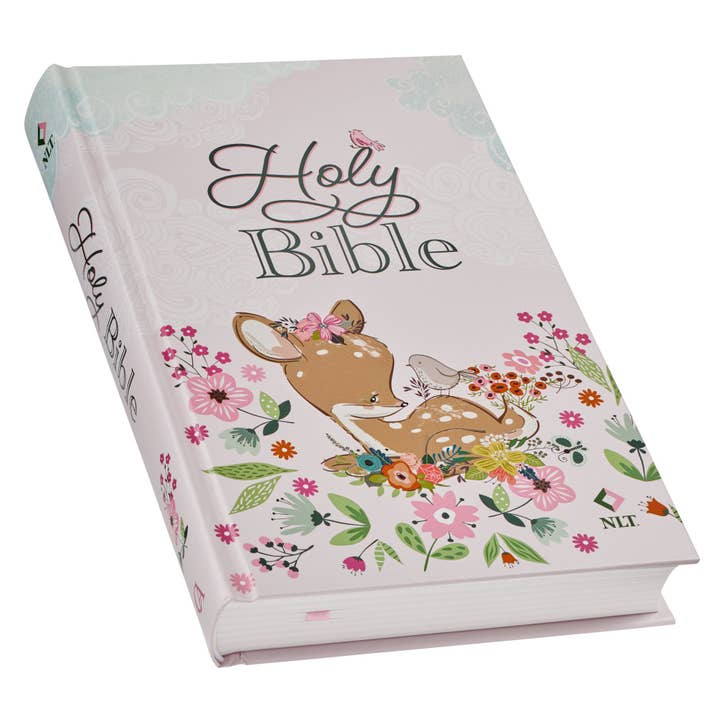 Christian Art Gifts - Wholesale Religion Book - Bible NLT Infant Hardcover, Pink1