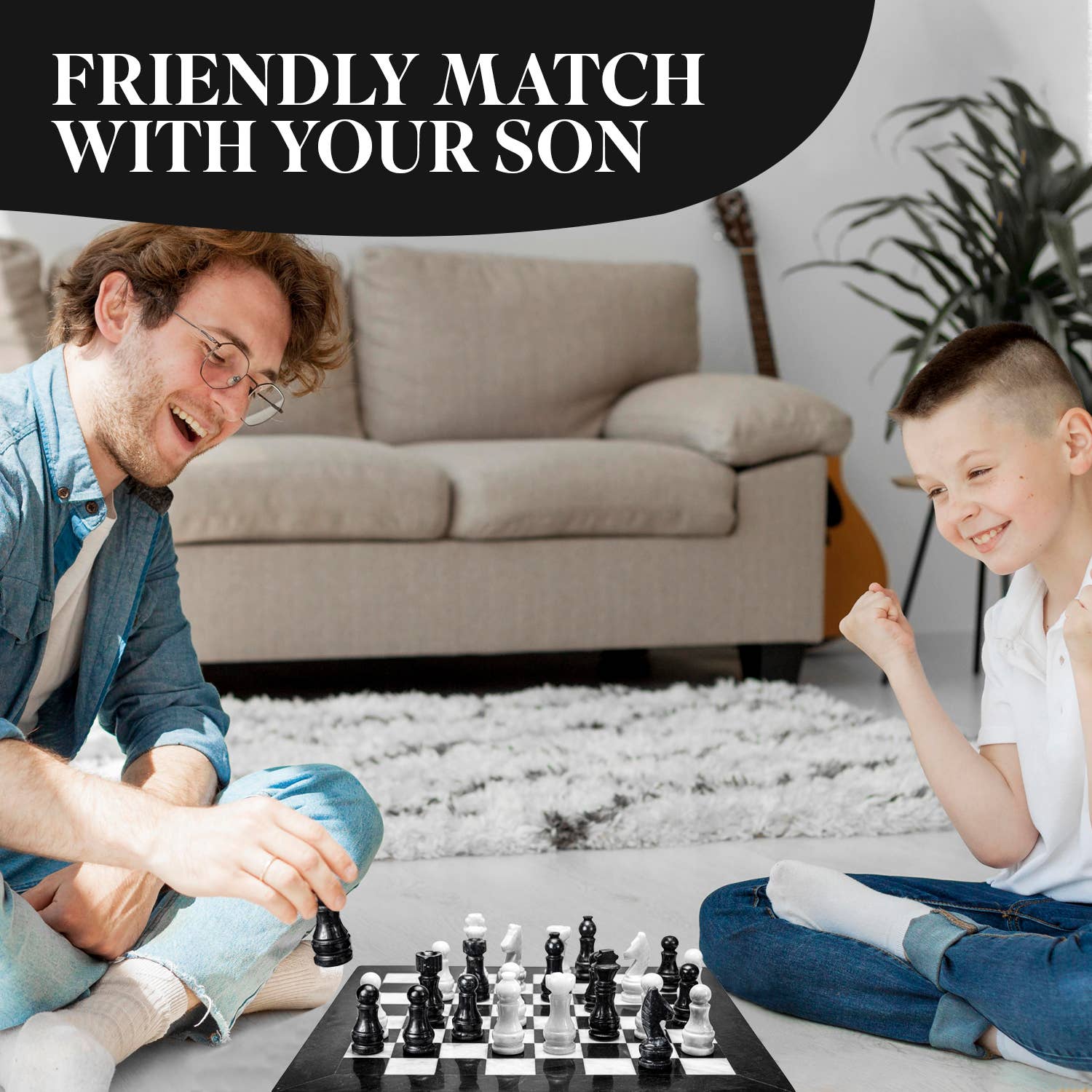 Black White Marble Chess Set for wholesale on Faire7