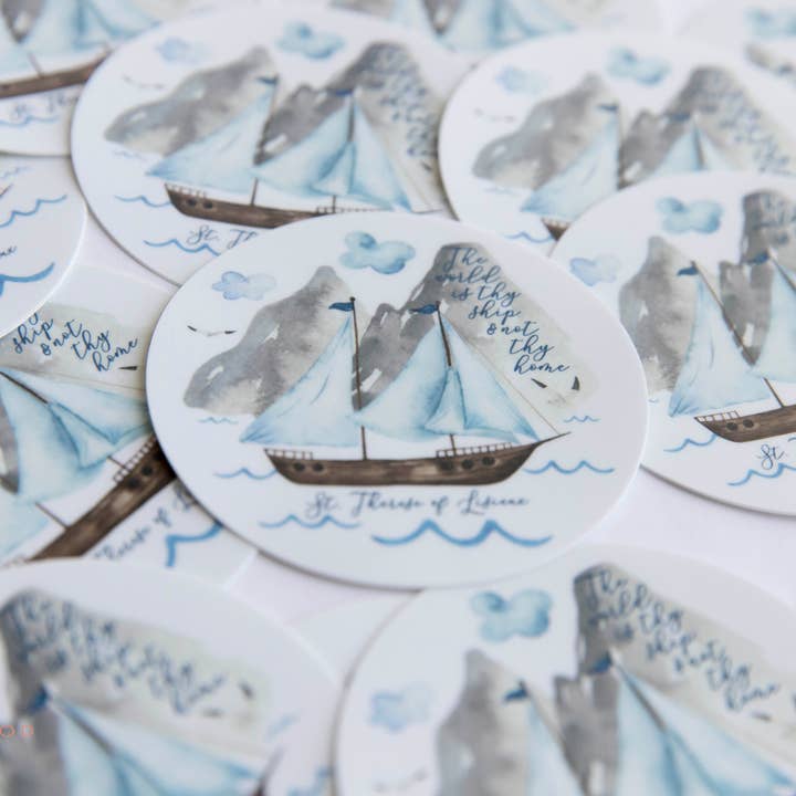 Blessed Be God Boutique - Wholesale Sticker - Saint Therese of Lisieux Sticker, Catholic Vinyl Sticker2