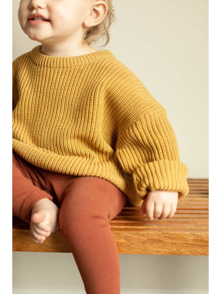 Little Organic Co – wholesale Tröja - Barn – Bebiströja Ekologisk stickad barn-/barnkläder i oversize6