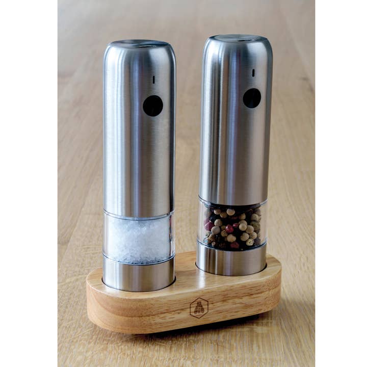 Laguiole Elektriske Salt- og Peberkværne – Træholder for engroshandel hos Laguiole