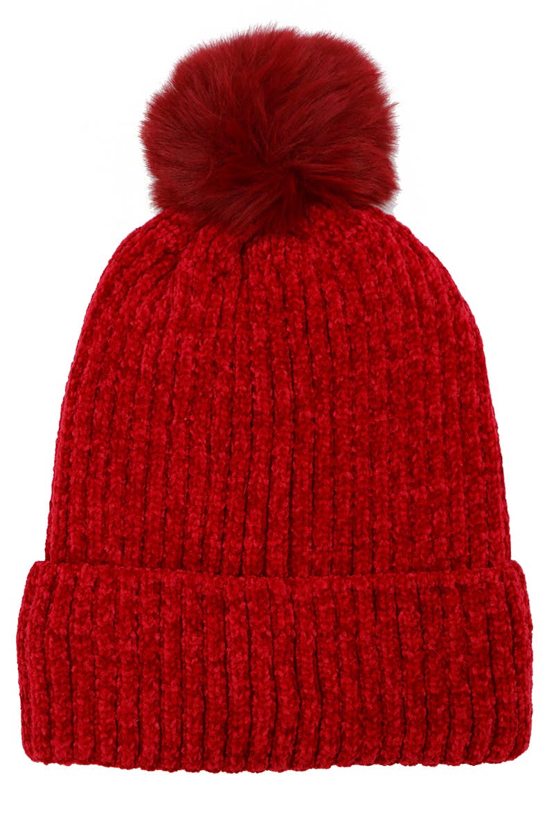 Cap Zone - Wholesale Beanie - Women's - Velvet Fleece Knitted Sherpa Fur Lined Beanies10