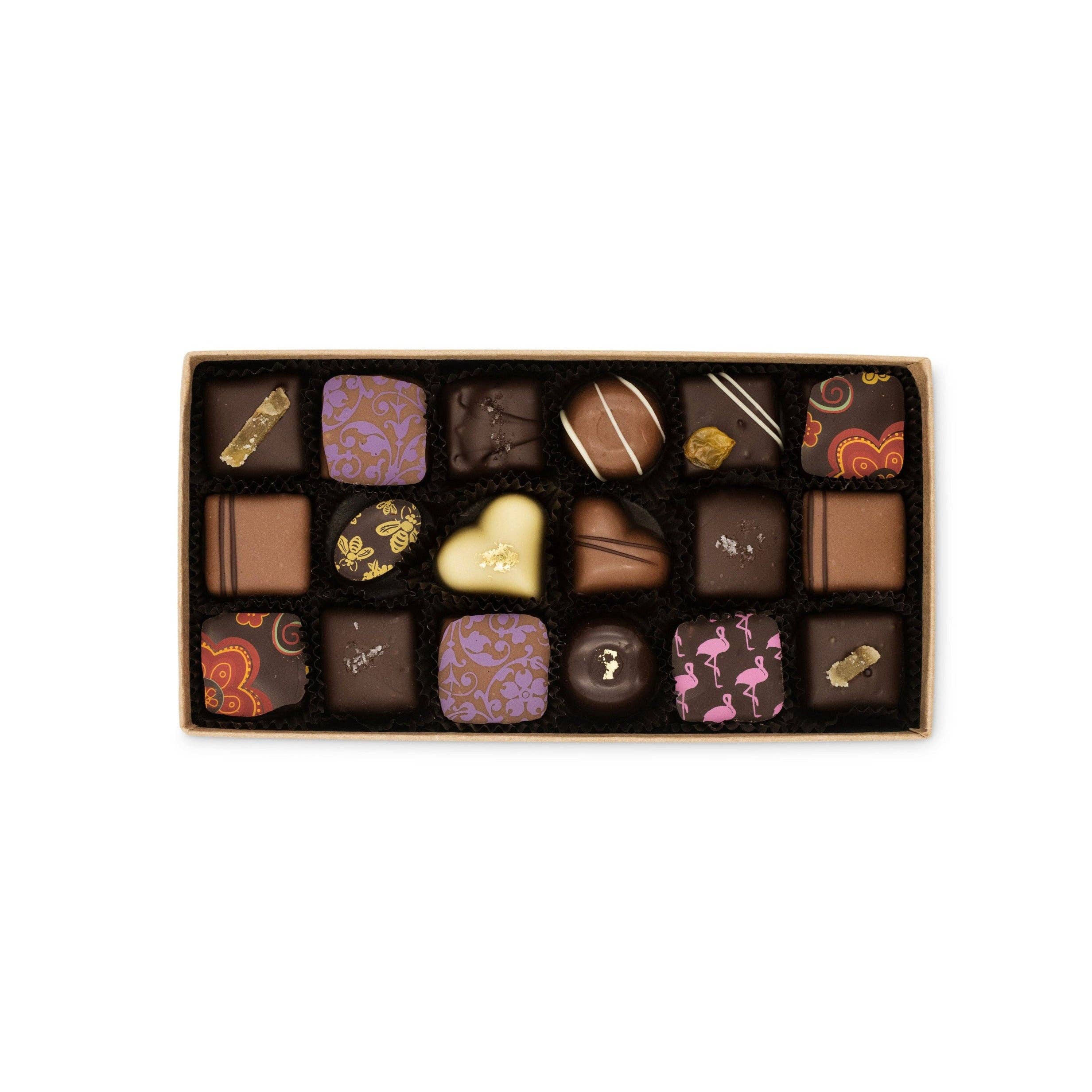 Ragged Coast Chocolates - Wholesale Chocolate Box - Grand Assortment of Milk and Dark Chocolate Truffles0
