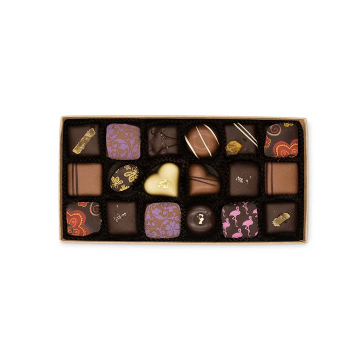Ragged Coast Chocolates - Wholesale Chocolate Box - Grand Assortment of Milk and Dark Chocolate Truffles