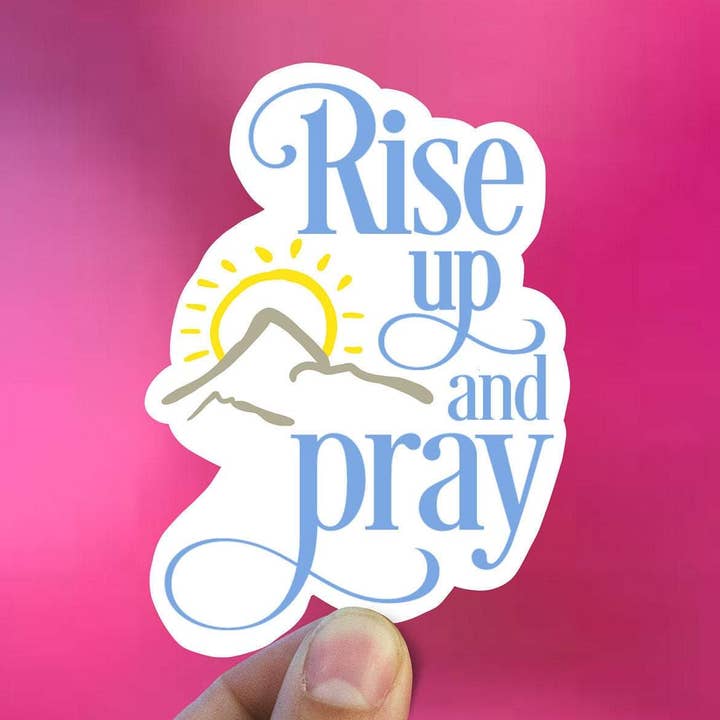 Rise Up and Pray Vinyl Sticker and other Purchase Wholesale rise up. Free Returns & Net 60 Terms on Faire trending on Faire.