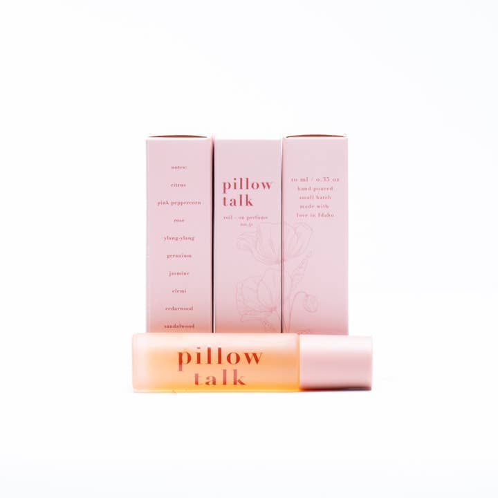 no. 41 pillow talk • clean perfume • roll-on or eau de parfum options for wholesale by Ginger June Candle Co.