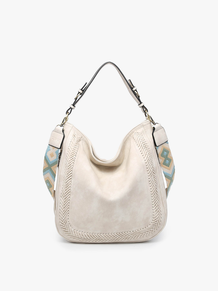 Jen & Co. - Wholesale Crossbodytas - Dames - M2049 Aris Whipstitch Hobo/Crossbody met Gitaarriem3