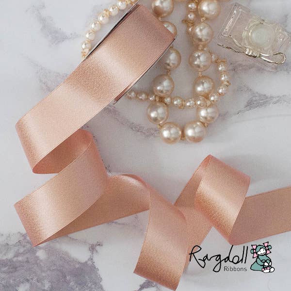 Imaginediy – wholesale Ribbon – Gift wrapping – 38mm Rose Gold Sparkle Ribbon - 10 Meter Roll0
