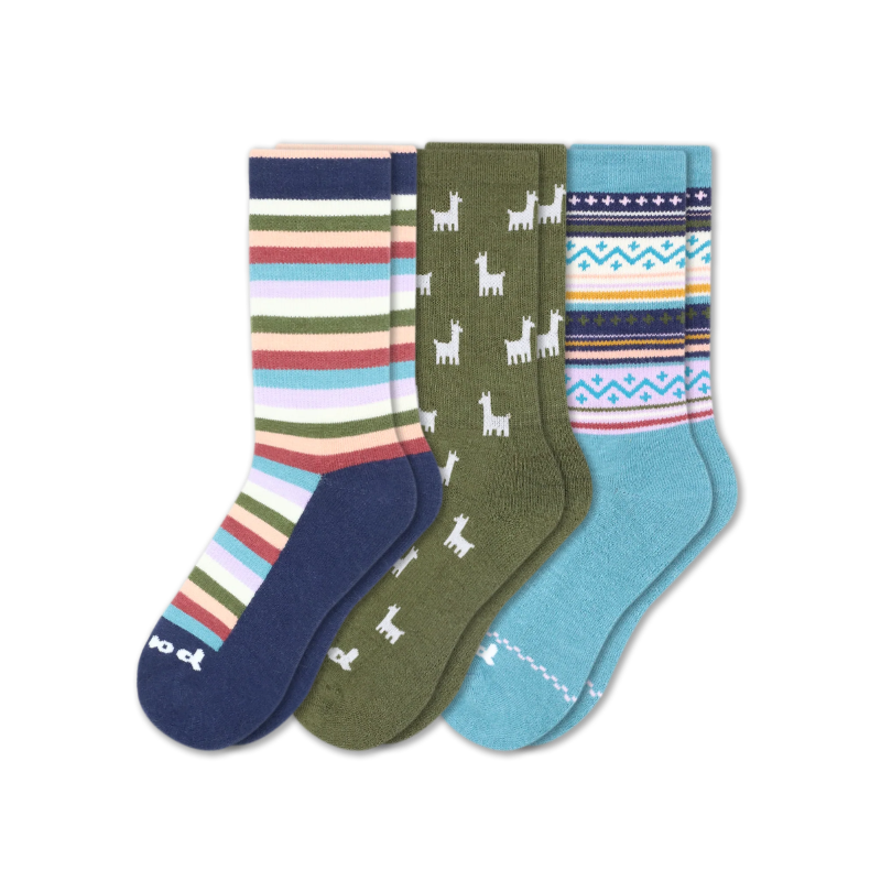 Pacas - Wholesale Socks - Women's - 3 Pack - Women's Crew Pacas Socks0