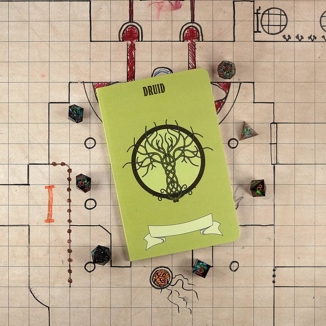 The Raven and the Goose - Wholesale Notebook - Druid Notebook - Large (D&D 5E)1
