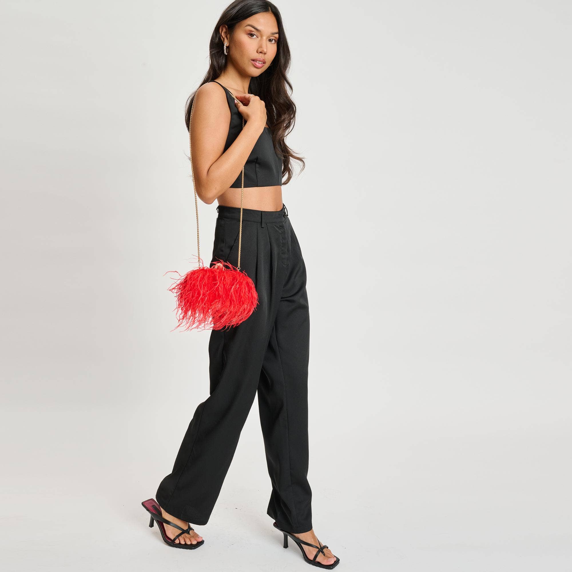 Moda Luxe - Wholesale Clutch Bag - Women's - Harlow Feather Evening Bag28