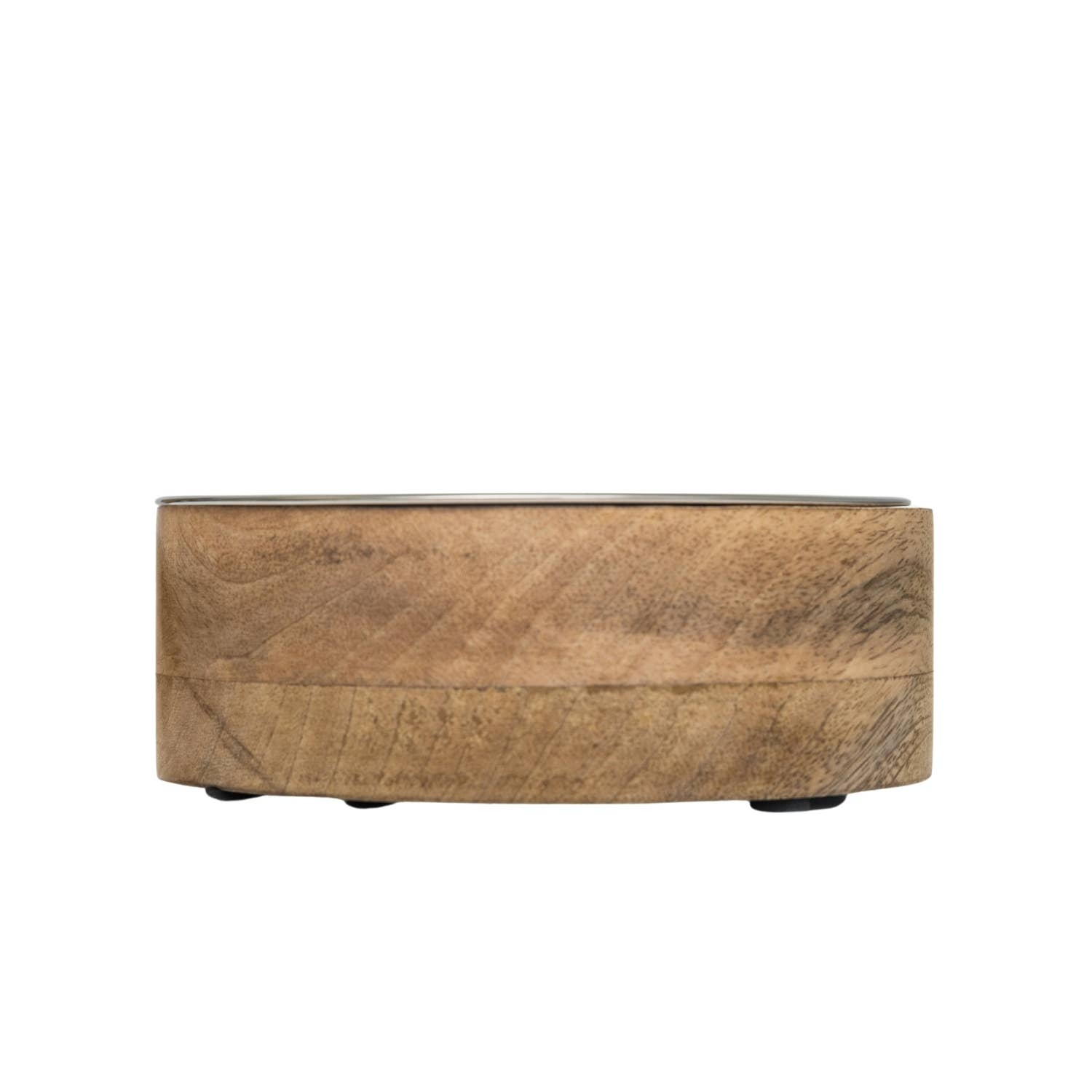 Jojo Modern Pets - Wholesale Pet Bowl - Cat/Dog - Stainless Steel Dog Bowl with Cylindrical Mango Wood Holder4