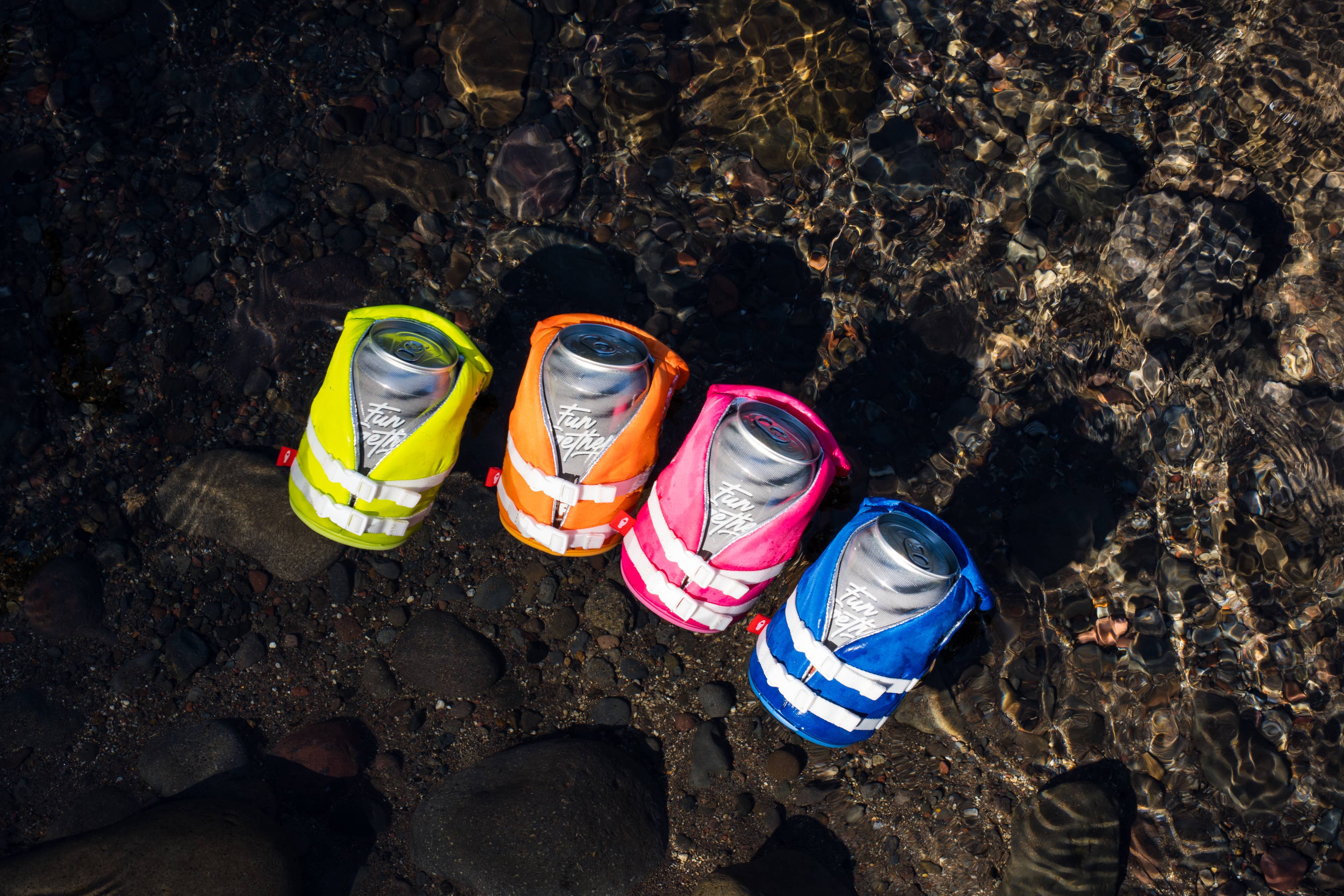 Puffin Drinkwear - Wholesale Drink Huggers & Koozies - *ON SALE* 12 oz Drink Sleeve - The Buoy - Key Lime Pie8