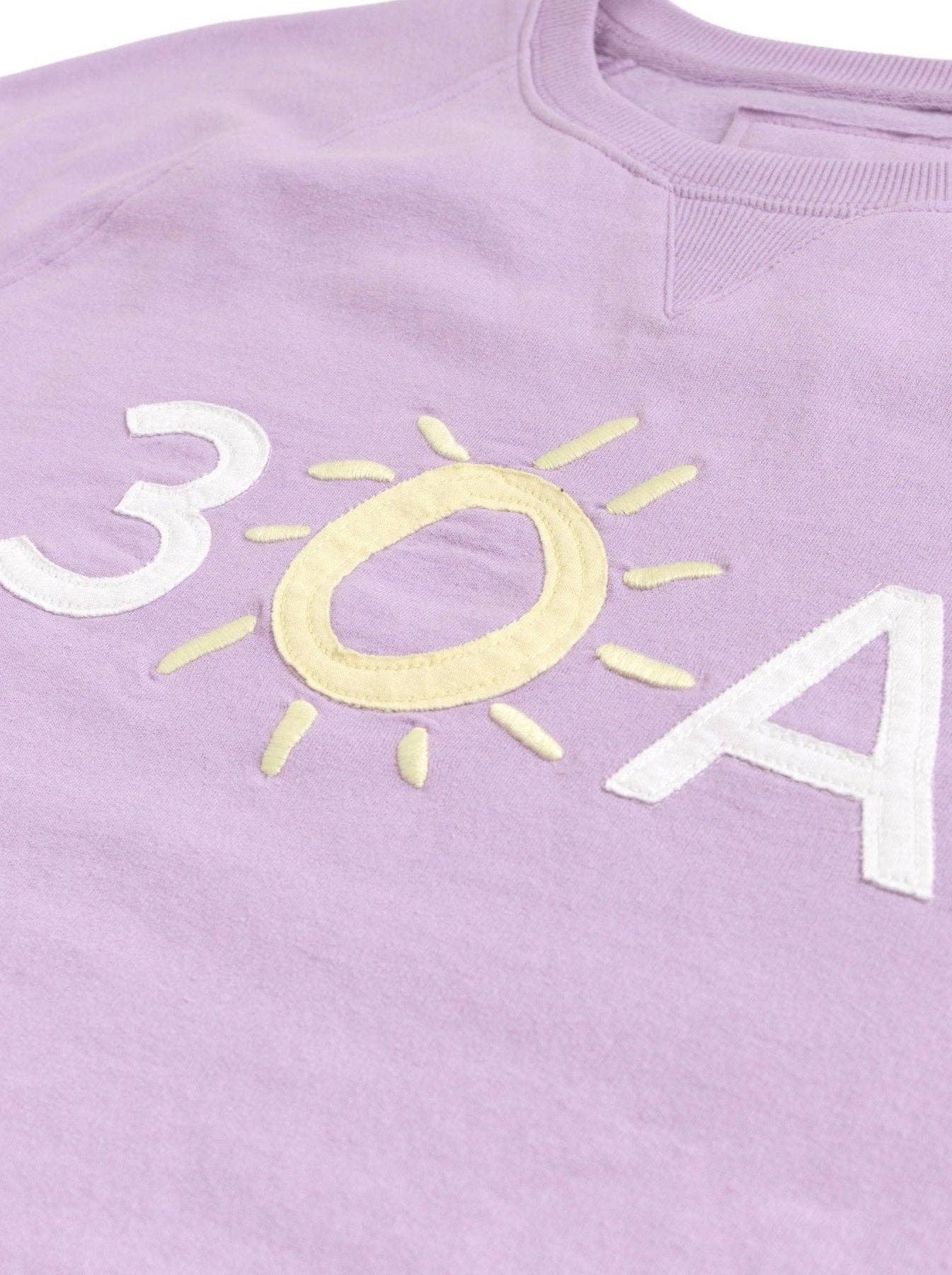 30A Gear - Wholesale Graphic Sweatshirt - Women's - 30A Block Logo Applique Recycled Sweatshirt3