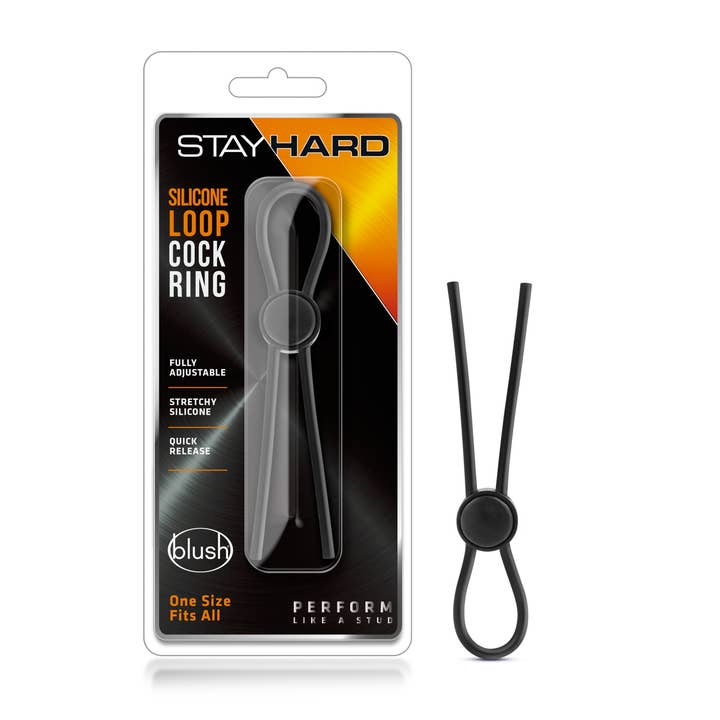 Blush - Wholesale Sex Toy - Stay Hard - Silicone Loop Cock Ring