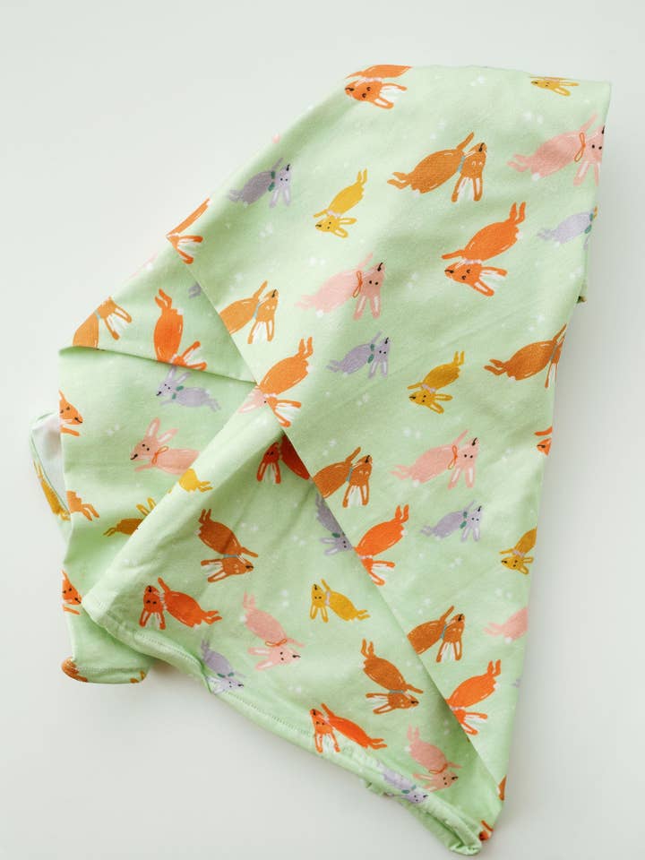 Jumping Jackalopes Swaddle for wholesale by Doe A Deer